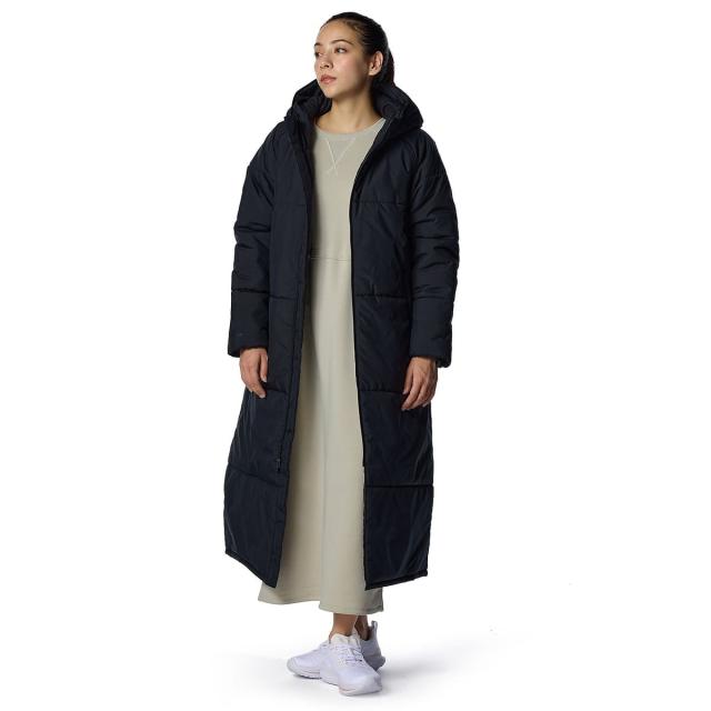 アンダーアーマー レディーススポーツウェア ウインドアップジャケット UA INSULATED LONG JACKET 6007725 001 レディース Black / ...