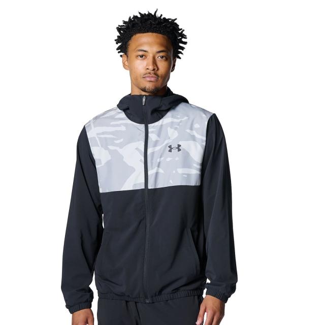 アンダーアーマー 野球 ウインドジャケット/コート UA WOVEN FZ HD JACKET 6007975 035 メンズ Steel /  / 送料無料