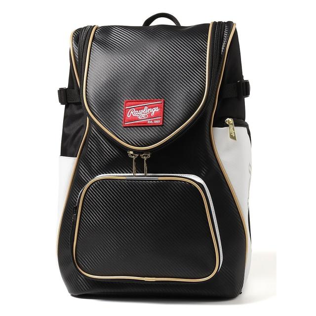ローリングス 野球 バッグ チームバックパック 42L - ブラック EBP15S11-B 34x51x23CM B 送料無料
