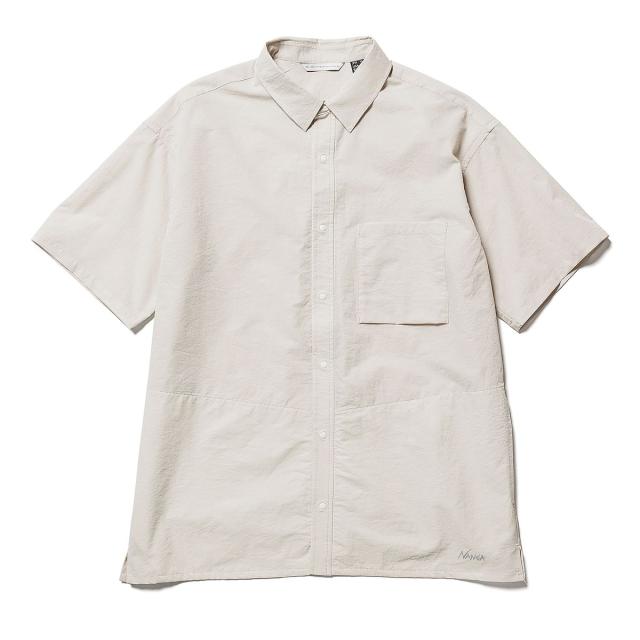 ナンガ メンズカジュアルウェア ショートスリーブシャツ DotAir COMFY S/S SHIRT(ドットエアー コンフィー ショートスリーブシャツ ...