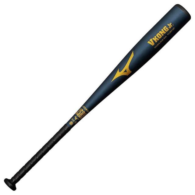 ミズノ 野球 少年軟式メタルバッド 小学生軟式用金属製 Vコングジュニア(78cm/平均540g) 1CJMY19178 10 ジュニア 78cm ネイビー 送...