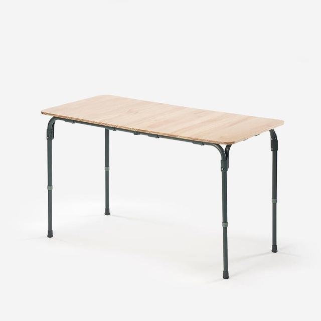 ケシュア キャンプ用品 ファミリーテーブル 折りたたみ木製テーブルBEG 8901542 BEG 送料無料