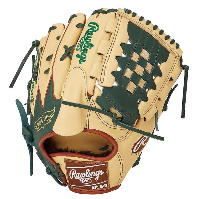 ローリングス 野球 軟式グローブ一般 軟式 HOH MLB COLOR SYNC(エイチオーエイチエムエルビーカラーシンク)A15W - キャメル/ダーク...