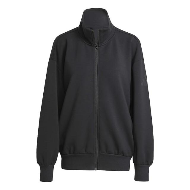 アディダス レディーススポーツウェア スウェット WASZNSOFTLUXFZトップ KLI09 JM1658 レディース ブラック 送料無料