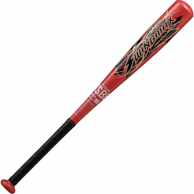 ゼット 野球 少年軟式メタルバッド JR.ナンシキアルミバットSWINGMAX BAT75640-6400 ジュニア レッド 送料無料