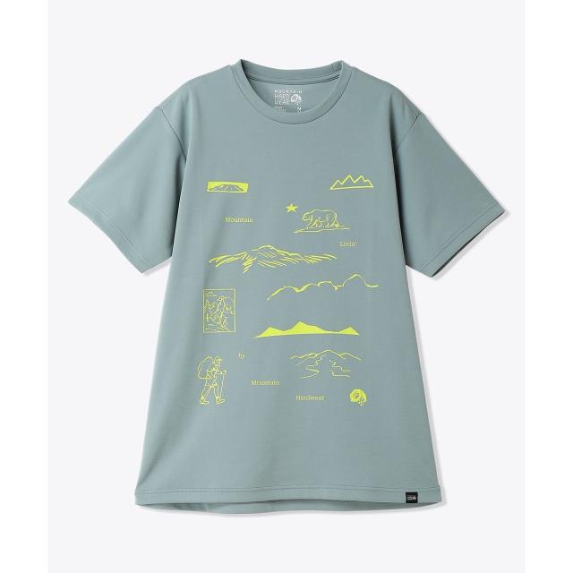 マウンテンハードウェア トレッキング アウトドア 半袖Ｔシャツ ハードウェアリビンショートスリーブT OE1558-460 メンズ Blue Sage...