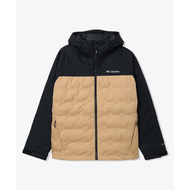 コロンビア アウトドアカジュアル 厚手ジャケット グランドトレックIIIダウンフーデッドジャケット WE7857-262 メンズ Canoe Black ...
