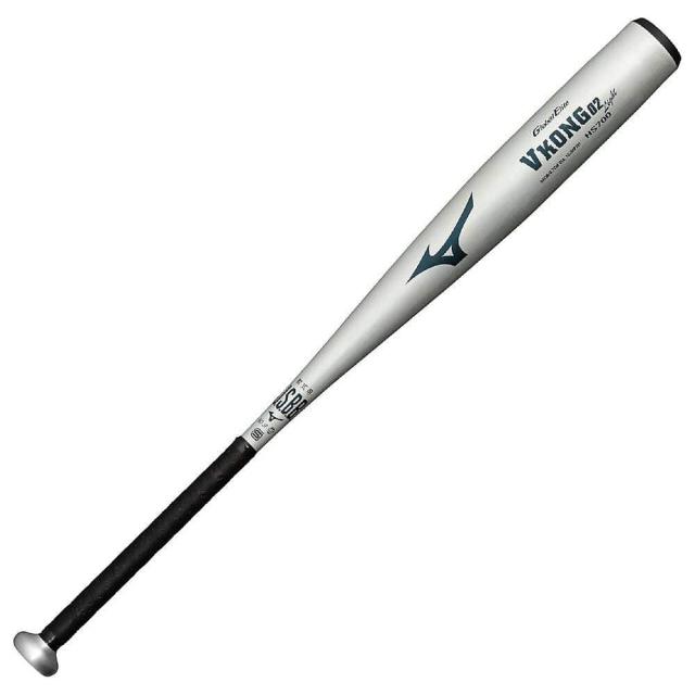 ミズノ 野球 軟式メタルバッド 軟式用金属製 Vコング02ライト(VKONG02 Light)84cm/平均710g 1CJMR18184 03 84 シルバー 送料無料