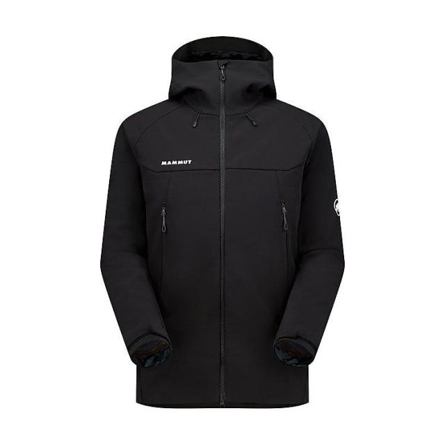 マムート トレッキング アウトドア 薄手ジャケット WINTERFIELD SO HOODED JACKET AF MEN 1011-01970-0001 メンズ XL BLACK 送料無料