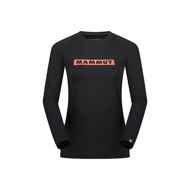 マムート トレッキング アウトドア 長袖Ｔシャツ QD Logo Print Longsleeve T-shirts AF Women 1016-01040-00778 レディース BLACK-...