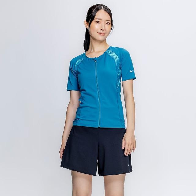 ナイキ スイミング レディースフィットネス ナイキ SS26 【FLARE FIT SHORTS】半袖ジップ付きセパレーツ 2993153 レディース ターコ...