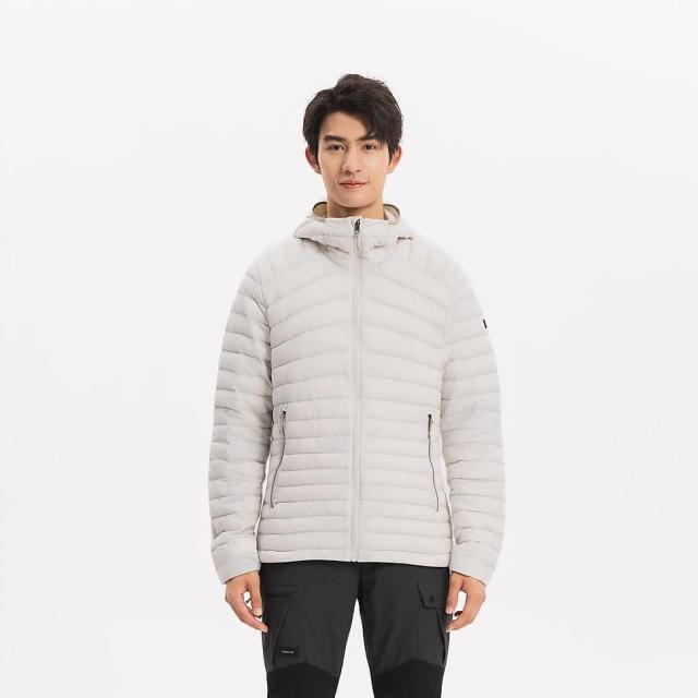 ケシュア トレッキング アウトドア 厚手ジャケット FORCLAZメンズダウンジャケット フード付きTREK100 BEG 8955548 メンズ ベージュ...