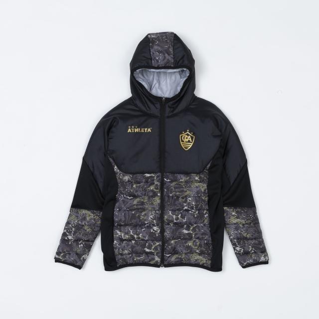 アスレタ サッカー ジュニア ウォームアップ FCA　中綿ウォームアップジャケット Jr BRA-064J-SA ジュニア BLK 送料無料