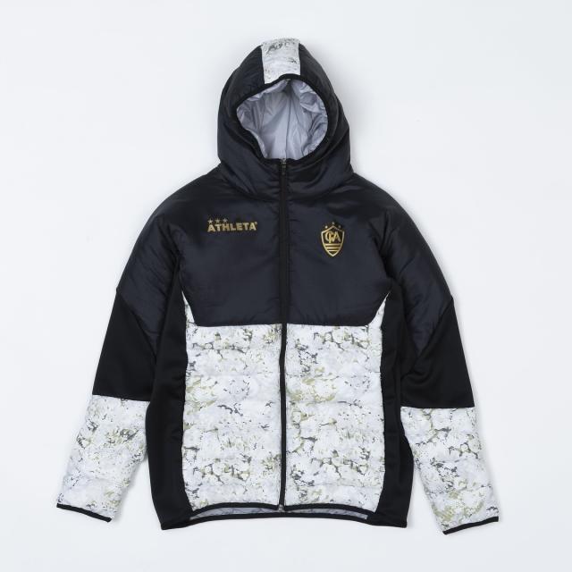 アスレタ サッカー ウォームアップ FCA　中綿ウォームアップジャケット BRA-064-SA WHT 送料無料