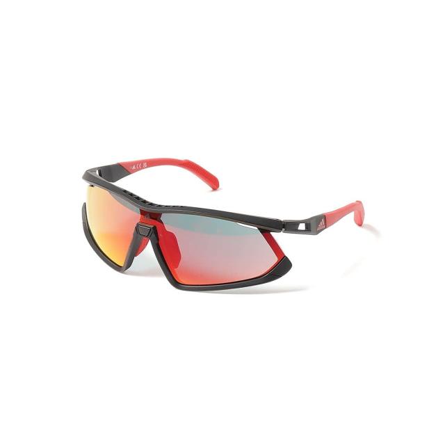 アディダス サングラス 24 adidasサングラス SP0055-F-0002U - matte black / bordeaux mirror 送料無料