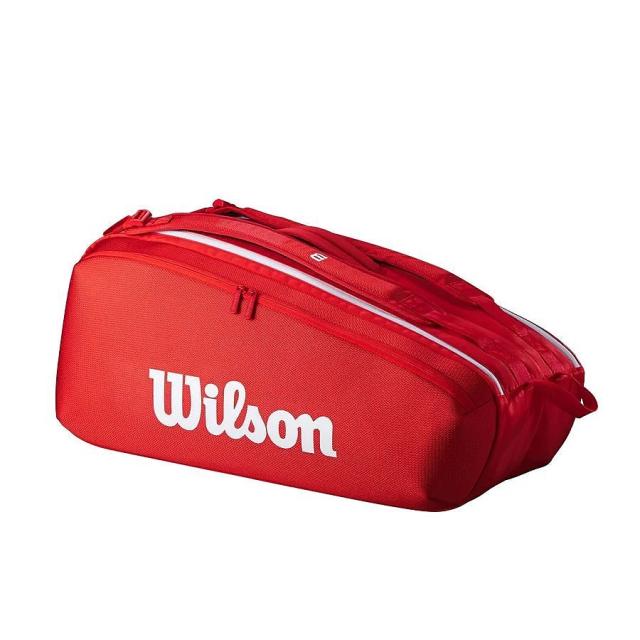 ウィルソン ラケットスポーツ バッグ ケース類 SUPER TOUR WILSON RED 9PK 2025 WR8036701001 Red 送料無料