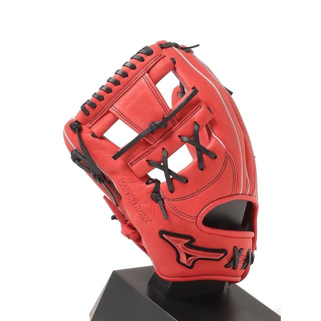 ミズノ 野球 左利き少年グローブ ジュニア軟式用WILL DRIVE RED オールラウンド用 サイズM 1AJGY34610 7009H ジュニア M ラディッシ...