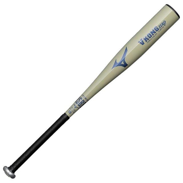 ミズノ 野球 少年軟式メタルバッド 小学生軟式用金属製VKONG ZERO 1CJMY19474 08 ジュニア 74 グレイッシュイエロー 送料無料