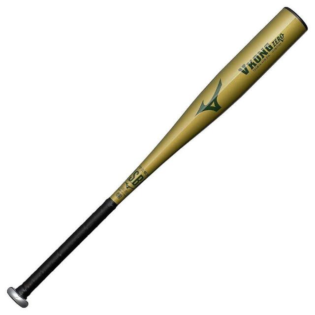 ミズノ 野球 少年軟式メタルバッド 小学生軟式用金属製VKONG ZERO 1CJMY19476 50 ジュニア 76 ゴールド 送料無料
