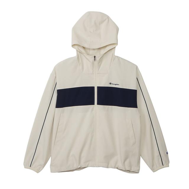 チャンピオン レディーススポーツウェア ウインドアップジャケット ZIP HOODED JACKET CW-DSC01 034 レディース アイボリー 送料無料