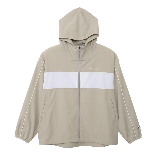 チャンピオン レディーススポーツウェア ウインドアップジャケット ZIP HOODED JACKET CW-DSC01 791 レディース グレージュ 送料無料