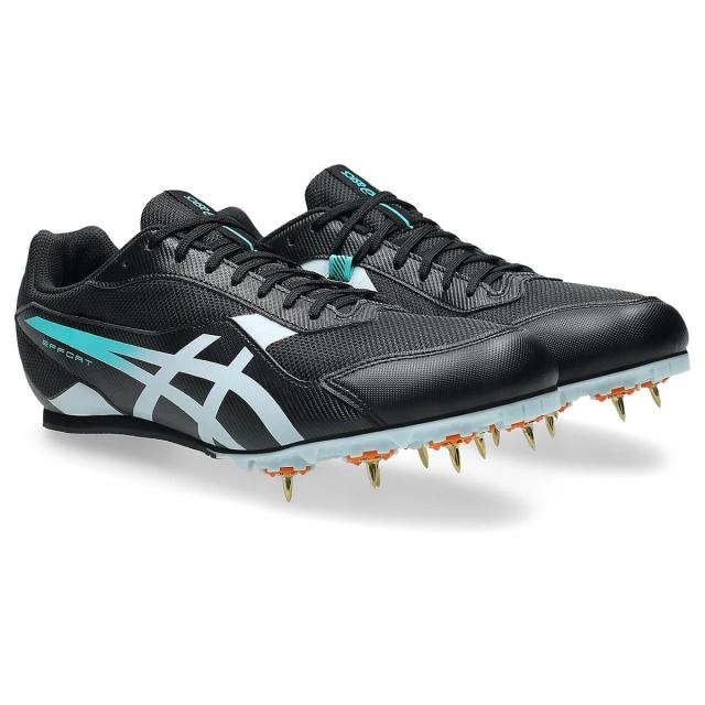 アシックス ランニング スパイク EFFORT 14 1093A264.001 BLACK/COOL GREY 送料無料