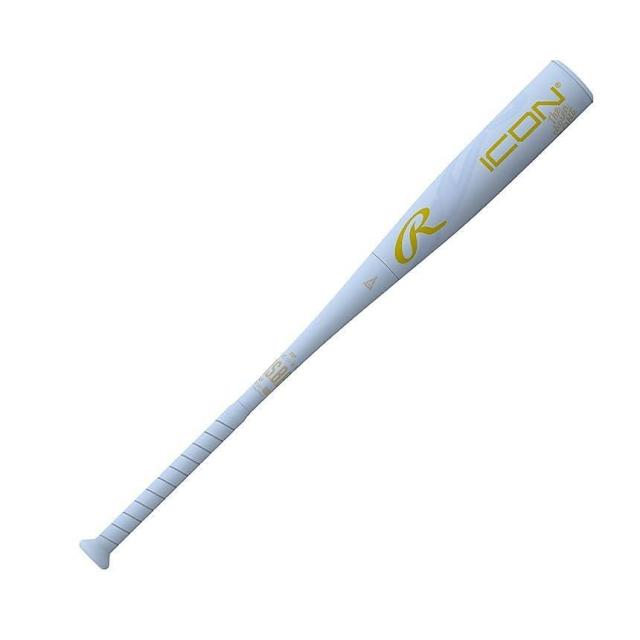ローリングス 野球 少年軟式メタルバッド ジュニア軟式 ICON フロストホワイト BJ6IONE-FSW ジュニア 80CM フロストホワイト 送料無料