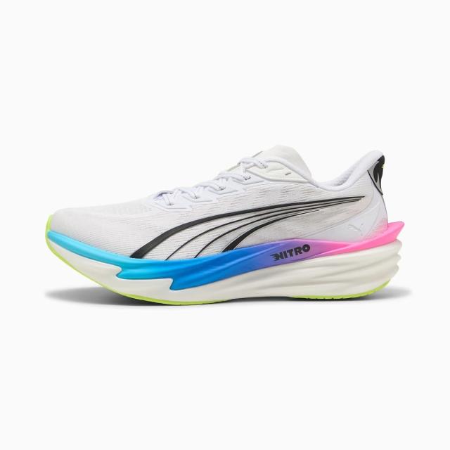 プーマ ランニング メンズランニングシューズ ディヴィエイト ニトロ 4 31212310 メンズ PUMA White-Poison Pink-Ultra Blue 送料無料