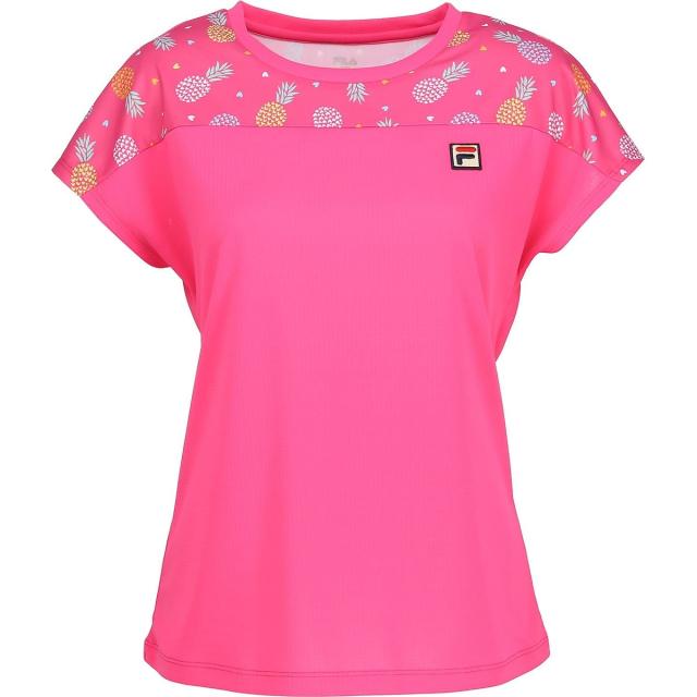 フィラ ラケットスポーツ レディースアパレル 61_ゲームシャツ(GAME　SHIRT) CZ6SGW007-PK0 レディース ピンク 送料無料