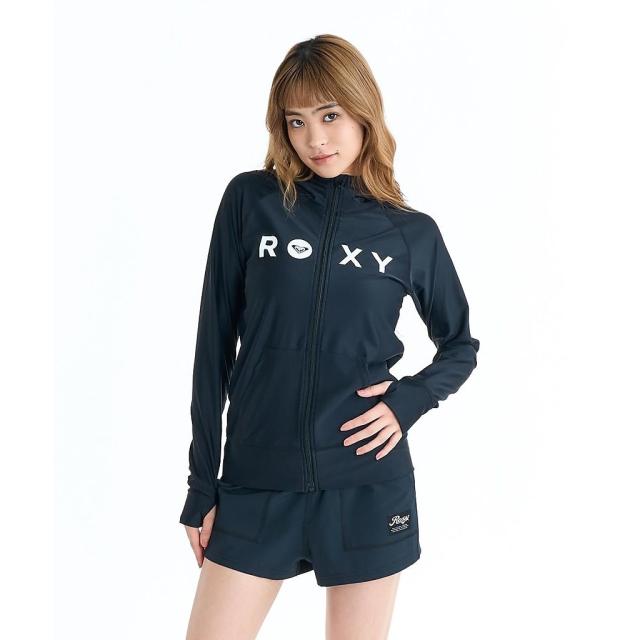 ロキシー サマー レジャー レディースラッシュガード RASHIE PARKA RLY265038 レディース BLK 送料無料