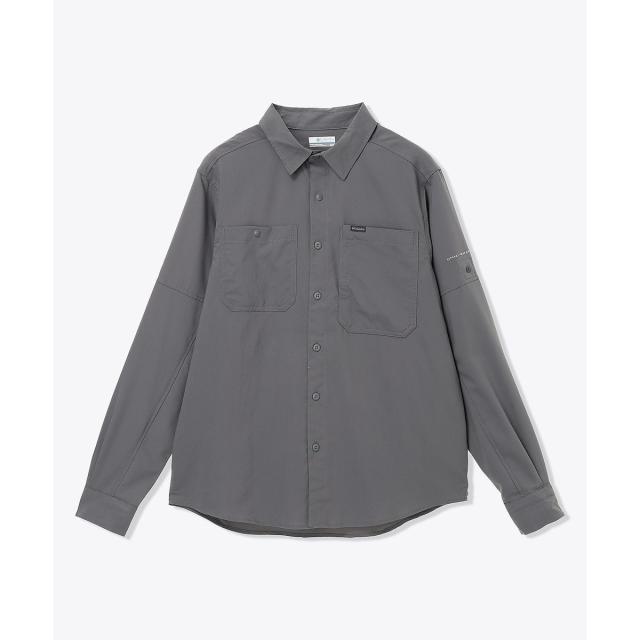 コロンビア トレッキング アウトドア 長袖シャツ シルバーリッジユーティリティIIロングスリーブシャツ AE3465-023 メンズ City Gre...