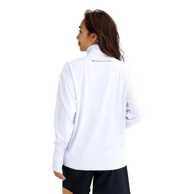 ビラボン サマー レジャー レディースラッシュガード ZIP UP STAND LOOSE RASHGUARD BG013853WHT レディース M WHT 送料無料