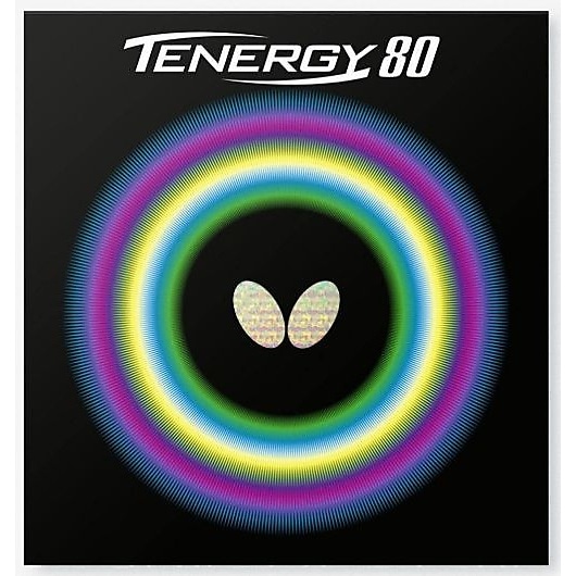 バタフライ 卓球ラバー TENERGY80 05930 006 5 トクアツ RED 送料無料