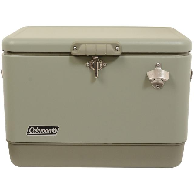 コールマン キャンプ用品 ハードクーラー30L以上 54QTスチールベルトクーラー(セージ) 2159598 送料無料