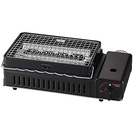 イワタニ キャンプ用品 バーベキューグリル I カセットガス炉ばた焼器炙りや2 CB-ABR-2 ブラック 送料無料