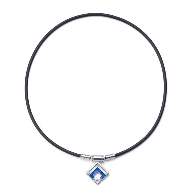 コラントッテ 健康アクセ TAOネックレス スリム ARANMINI ABARO07M M シルバー×ブルーラメ 送料無料