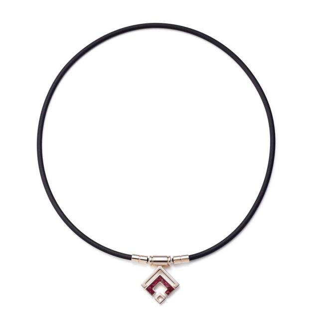 コラントッテ 健康アクセ TAOネックレス スリム ARANMINI ABARO02LL LL CPGD×Rレッドラメ 送料無料
