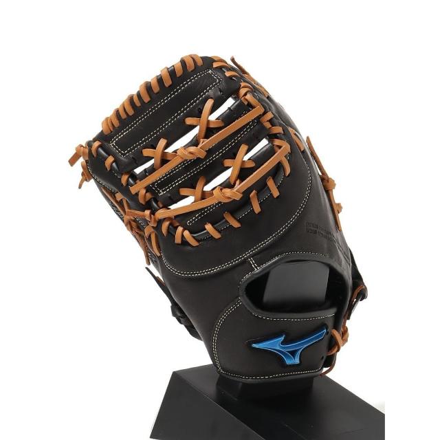ミズノ 野球 軟式キャッチャーミット 【左投げ】軟式用WILLDRIVE BLUE　一塁手用：TK型 1AJFR29900 0959H ブラック×コルク 左投げ ...