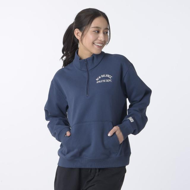 ニューバランス レディースカジュアルウェア スウェット Sportswear's Greatest Hit ハーフジップスウェット WT41538NNY レディース...