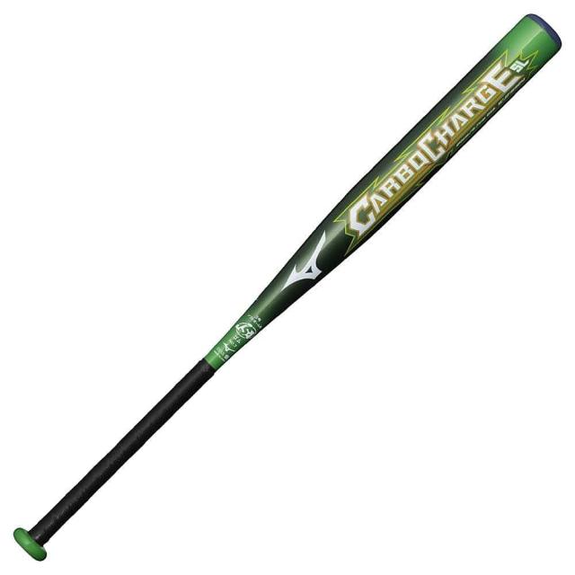 ミズノ ソフトボールバット ソフト3号ゴムボール用 カーボチャージSL(84cm/平均630g) 1CJFS32484 35 84 グリーン 送料無料