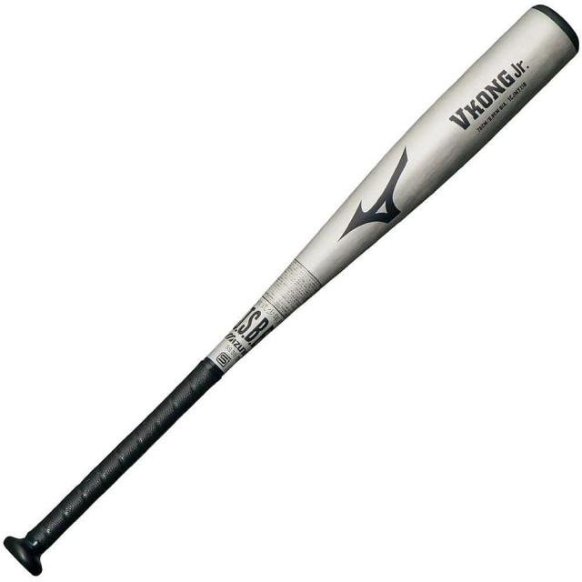 ミズノ 野球 少年軟式メタルバッド 少年軟式用金属製 Vコングジュニア 76cm(VKONGJr.) 1CJMY18176 03 ジュニア 76 シルバー 送料無料