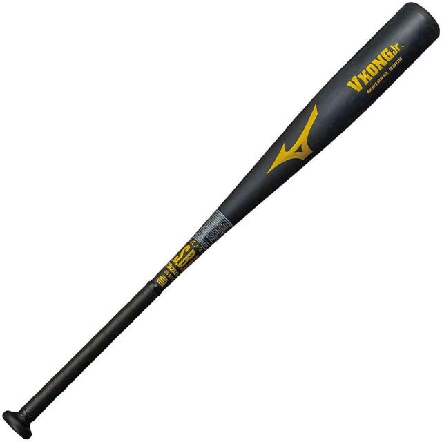 ミズノ 野球 少年軟式メタルバッド 少年軟式用金属製 Vコングジュニア 80cm(VKONGJr.) 1CJMY18180 09 ジュニア 80 ブラック 送料無料