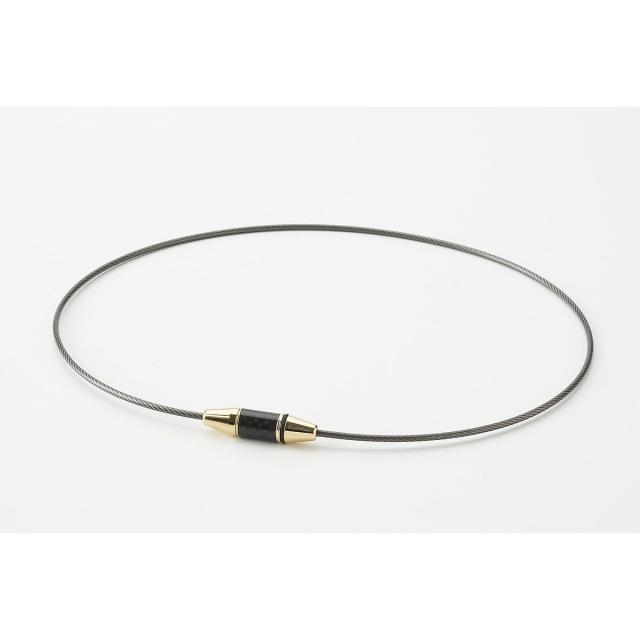 ファイテン 健康アクセ RAKUWAネックレス EXTREME カーボン 0223TG907252 45cm ゴールド 送料無料