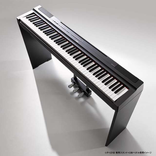 【通販販売】美品 YAMAHA 電子ピアノ P-121WH 2019年製 ホワイト ヤマハ 練習 器 コンパクト 持ち運び可 73鍵盤 本格的 高音質 高性能 直接引取可 ヤマハ