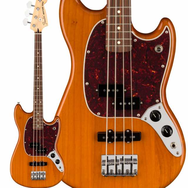 Fender フェンダー Player Mustang Bass PJ Pau Ferro Aged