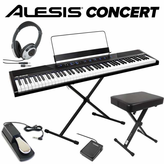 好評 Alesis 白 スピーカー搭載 88鍵盤 電子ピアノ 電子ピアノ その他 