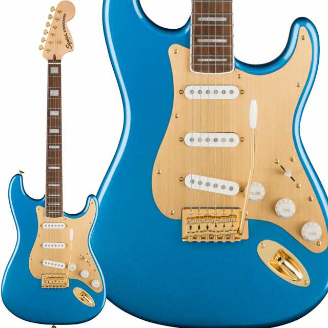 Squier by Fender スクワイヤー / スクワイア 40th Anniversary Stratocaster Gold Edition  Lake Placid Blue エレキギター ストラトキャの通販はau PAY マーケット - 島村楽器 au PAY マーケット店 -  楽器・音響機器