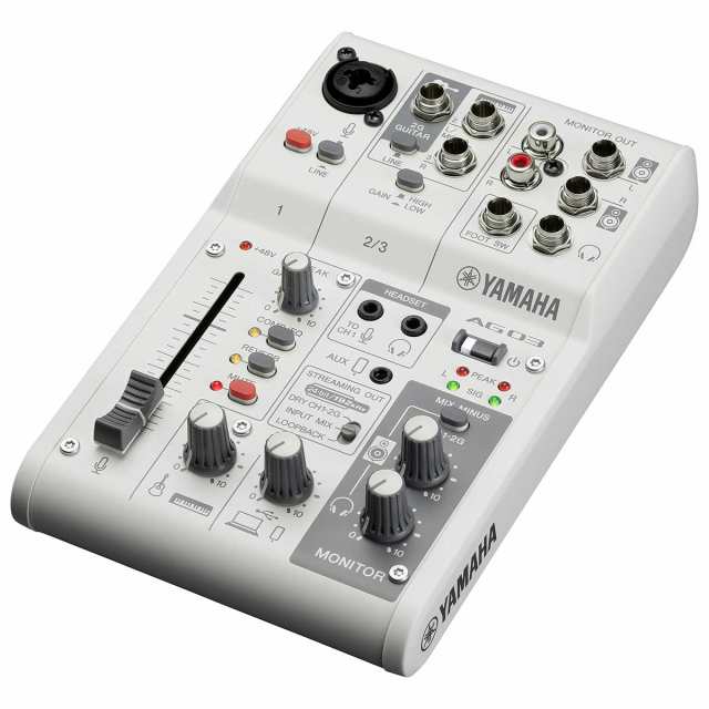 YAMAHA ヤマハ AG03 MK2 White（ホワイト） 配信用ミキサー ミキシング