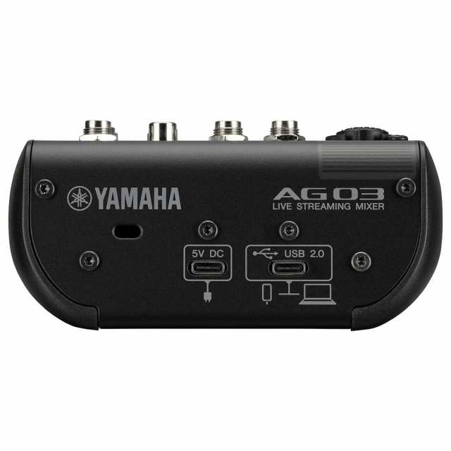 YAMAHA ヤマハ AG03 MK2 Black（ブラック） 配信用ミキサー ミキシング ...