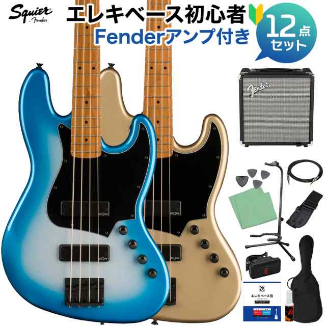 Squier by Fender スクワイヤー / スクワイア Contemporary Active Jazz Bass HH ベース  初心者12点セット 【Fenderアンプ付】 ジャズベ｜au PAY マーケット